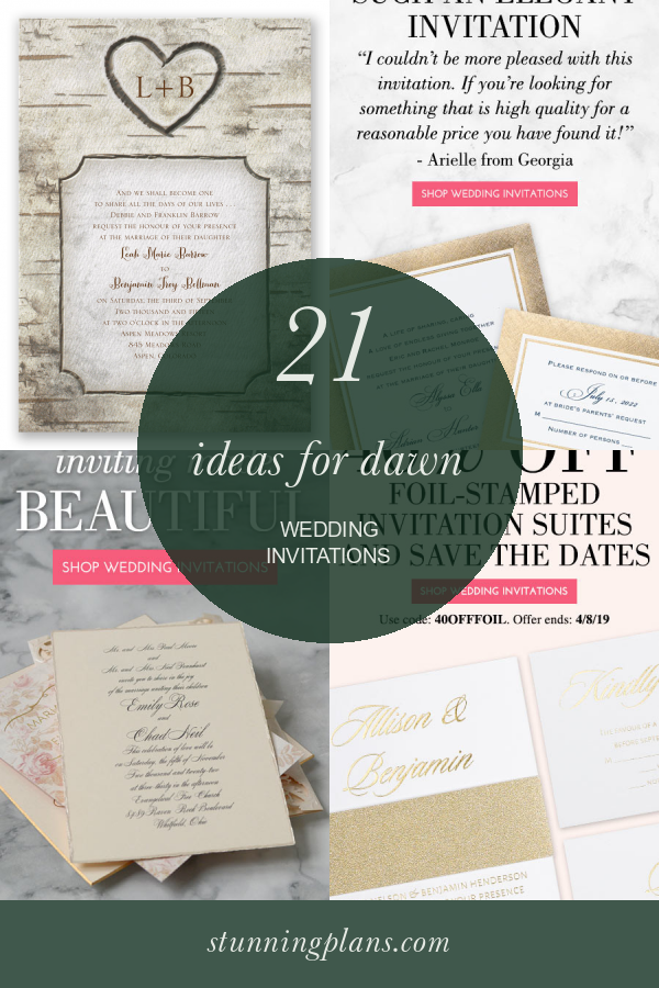 21 Ideas for Dawn Wedding Invitations Home, Family, Style and Art Ideas